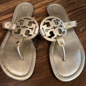 Tory Burch Miller Metallic Sandals